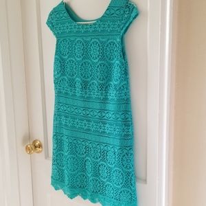 Target Crochet green dress